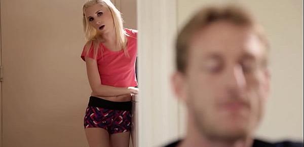  Perverted stepdad wanted teens Piper Perri wet pussy and she enjoyed dick